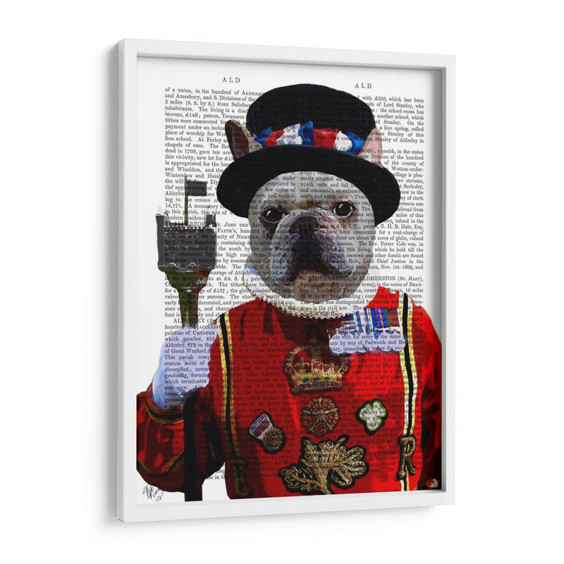 Beefeater Bulldog - Fab Funky | Cuadro decorativo de Canvas Lab