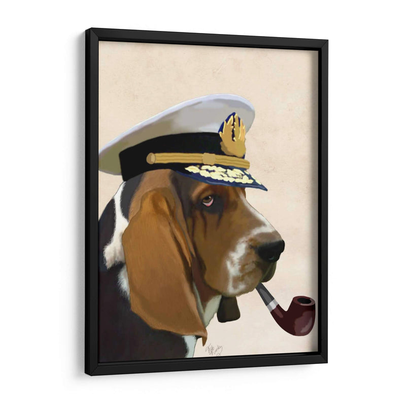 Perro De Mar De Basset Hound - Fab Funky | Cuadro decorativo de Canvas Lab