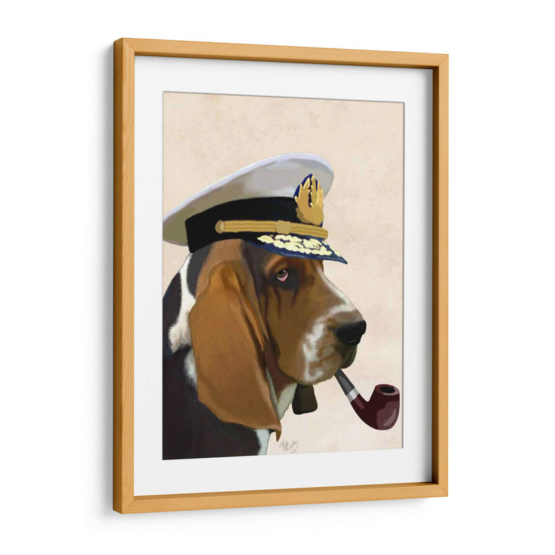 Perro De Mar De Basset Hound - Fab Funky | Cuadro decorativo de Canvas Lab