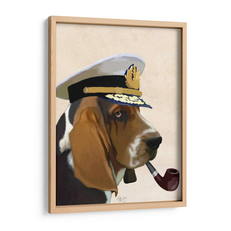 Perro De Mar De Basset Hound - Fab Funky | Cuadro decorativo de Canvas Lab