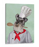 Chef Schnauzer - Fab Funky | Cuadro decorativo de Canvas Lab