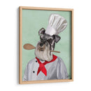 Chef Schnauzer - Fab Funky | Cuadro decorativo de Canvas Lab