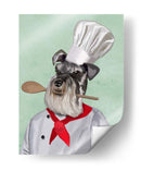 Chef Schnauzer - Fab Funky | Cuadro decorativo de Canvas Lab