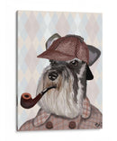 Schnauzer Sherlock - Fab Funky | Cuadro decorativo de Canvas Lab