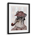 Schnauzer Sherlock - Fab Funky | Cuadro decorativo de Canvas Lab