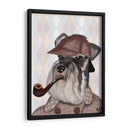 Schnauzer Sherlock - Fab Funky | Cuadro decorativo de Canvas Lab