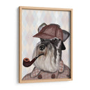 Schnauzer Sherlock - Fab Funky | Cuadro decorativo de Canvas Lab