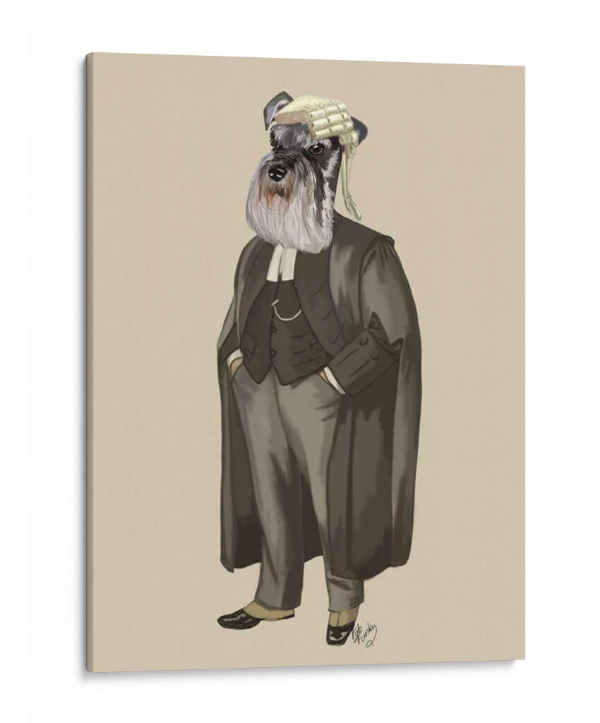 Abogado De Schnauzer - Fab Funky | Cuadro decorativo de Canvas Lab