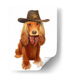 Cocker Spaniel Cowboy - Fab Funky | Cuadro decorativo de Canvas Lab