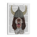 Springer Spaniel Viking - Fab Funky | Cuadro decorativo de Canvas Lab