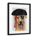 Pirata De Labrador Amarillo - Fab Funky | Cuadro decorativo de Canvas Lab