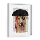 Pirata De Labrador Amarillo - Fab Funky | Cuadro decorativo de Canvas Lab