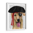 Pirata De Labrador Amarillo - Fab Funky | Cuadro decorativo de Canvas Lab