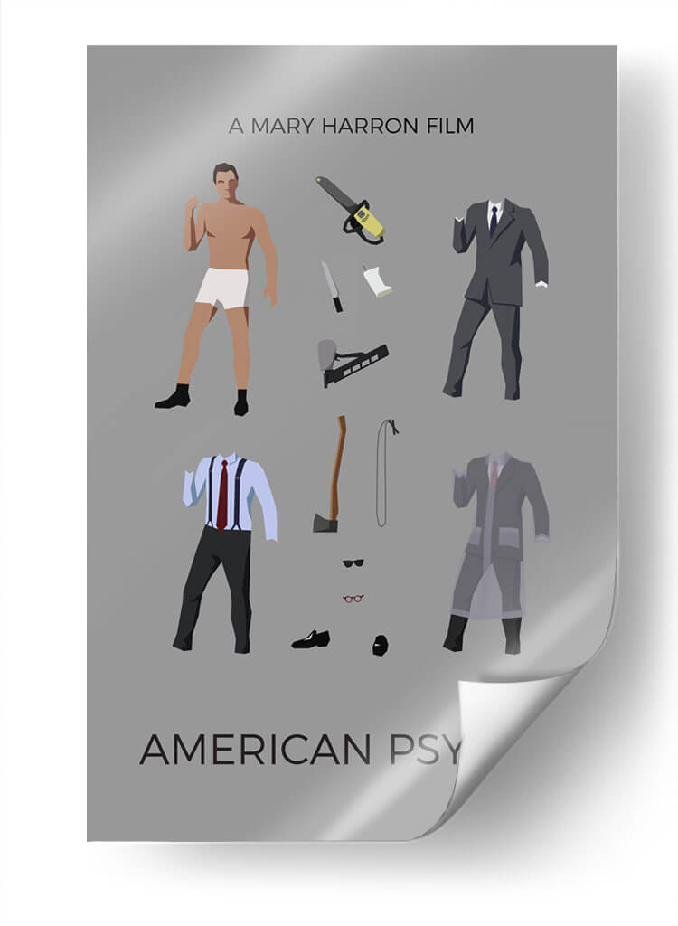 American Psycho | Cuadro decorativo de Canvas Lab