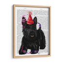 Terrier Escocés Y Sombrero De Fiesta - Fab Funky | Cuadro decorativo de Canvas Lab