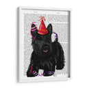 Terrier Escocés Y Sombrero De Fiesta - Fab Funky | Cuadro decorativo de Canvas Lab