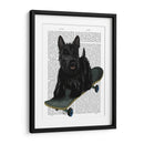 Terrier Escocés Y Monopatín - Fab Funky | Cuadro decorativo de Canvas Lab