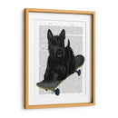 Terrier Escocés Y Monopatín - Fab Funky | Cuadro decorativo de Canvas Lab