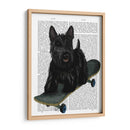 Terrier Escocés Y Monopatín - Fab Funky | Cuadro decorativo de Canvas Lab