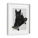 Terrier Escocés Y Monopatín - Fab Funky | Cuadro decorativo de Canvas Lab