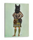 Terrier Escocés En Kilt - Fab Funky | Cuadro decorativo de Canvas Lab
