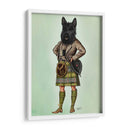 Terrier Escocés En Kilt - Fab Funky | Cuadro decorativo de Canvas Lab