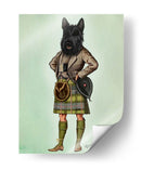 Terrier Escocés En Kilt - Fab Funky | Cuadro decorativo de Canvas Lab