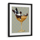 Boston Terrier En Copa De Cóctel - Fab Funky | Cuadro decorativo de Canvas Lab