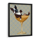 Boston Terrier En Copa De Cóctel - Fab Funky | Cuadro decorativo de Canvas Lab