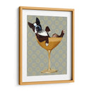 Boston Terrier En Copa De Cóctel - Fab Funky | Cuadro decorativo de Canvas Lab