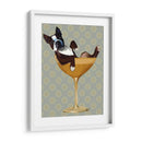 Boston Terrier En Copa De Cóctel - Fab Funky | Cuadro decorativo de Canvas Lab