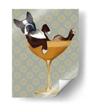 Boston Terrier En Copa De Cóctel - Fab Funky | Cuadro decorativo de Canvas Lab
