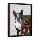 Boston Terrier Fotógrafo - Fab Funky | Cuadro decorativo de Canvas Lab