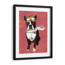 Boston Terrier Volando As - Fab Funky | Cuadro decorativo de Canvas Lab