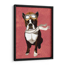 Boston Terrier Volando As - Fab Funky | Cuadro decorativo de Canvas Lab