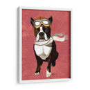 Boston Terrier Volando As - Fab Funky | Cuadro decorativo de Canvas Lab
