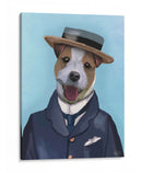 Jack Russell En Boater - Fab Funky | Cuadro decorativo de Canvas Lab