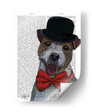 Jack Russell Union Jack - Fab Funky | Cuadro decorativo de Canvas Lab
