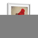 Terrier Fronterizo Con Sombrero De Bobble Rojo - Fab Funky | Cuadro decorativo de Canvas Lab