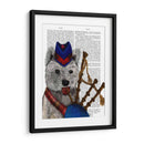 West Highland Terrier Y Bagpipes - Fab Funky | Cuadro decorativo de Canvas Lab