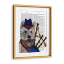 West Highland Terrier Y Bagpipes - Fab Funky | Cuadro decorativo de Canvas Lab