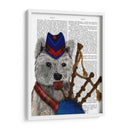 West Highland Terrier Y Bagpipes - Fab Funky | Cuadro decorativo de Canvas Lab
