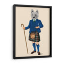 West Highland Terrier En Kilt - Fab Funky | Cuadro decorativo de Canvas Lab