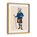 West Highland Terrier En Kilt - Fab Funky | Cuadro decorativo de Canvas Lab