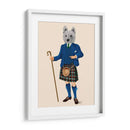 West Highland Terrier En Kilt - Fab Funky | Cuadro decorativo de Canvas Lab