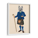 West Highland Terrier En Kilt - Fab Funky | Cuadro decorativo de Canvas Lab