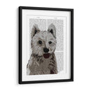 Llanura De West Highland Terrier - Fab Funky | Cuadro decorativo de Canvas Lab