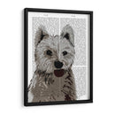 Llanura De West Highland Terrier - Fab Funky | Cuadro decorativo de Canvas Lab