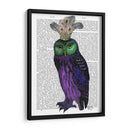 Búho Púrpura - Fab Funky | Cuadro decorativo de Canvas Lab