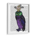 Búho Púrpura - Fab Funky | Cuadro decorativo de Canvas Lab